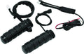 Kuryakyn Heated ISO Grips Dual Cable Gloss Black - Model 6473 for Harley-Davidson