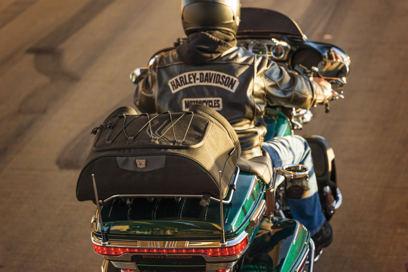 Kuryakyn Momentum Hitchhiker Trunk Rack Bag - Versatile Waterproof Storage for Powersports