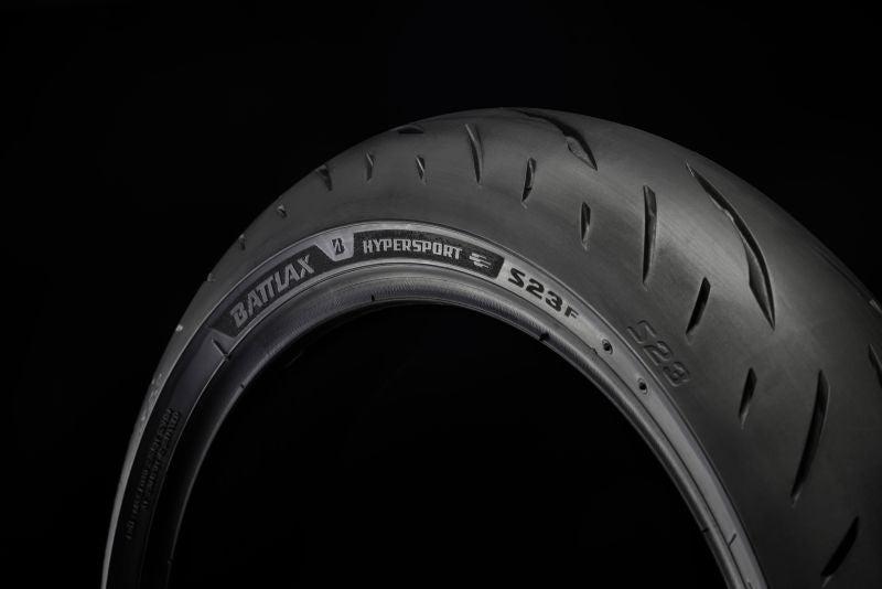 Bridgestone Battlax Hypersport S23F Tire - 120/70ZR17 M/C 58W TL for Front Wheel