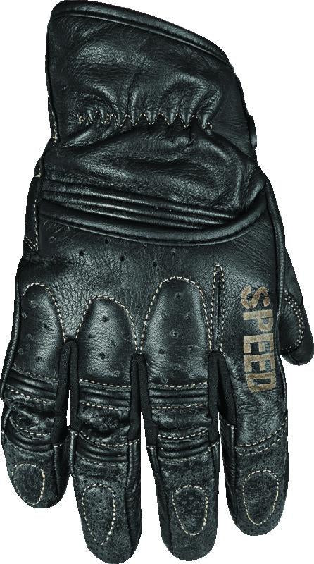 Speed and Strength Rust and Redemption Leather Motorcycle Gloves – Medium
