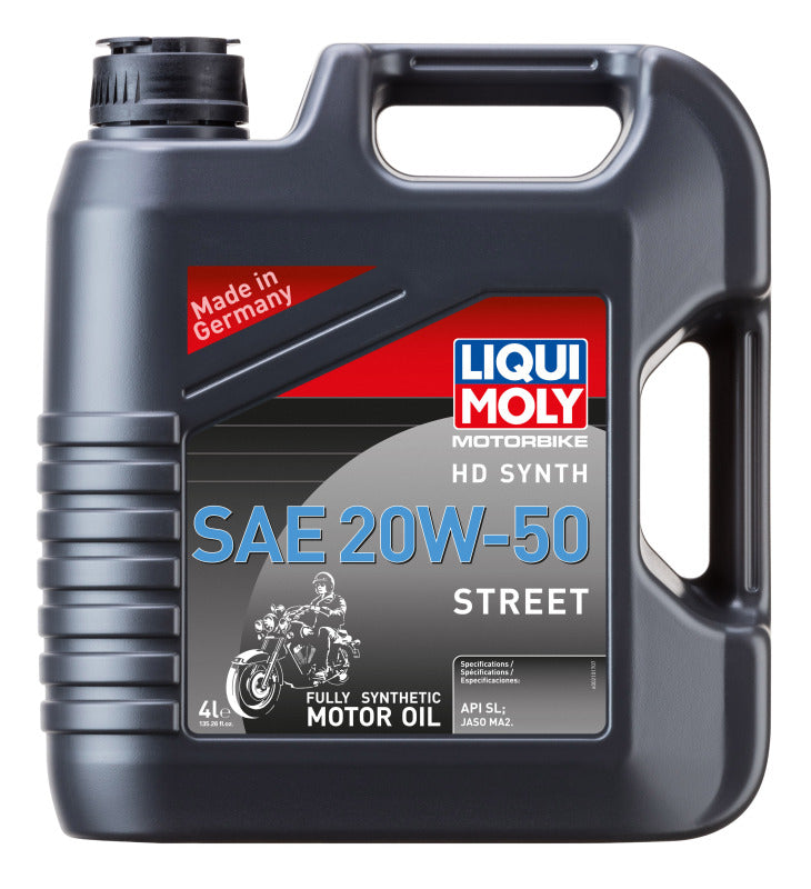 LIQUI MOLY 4L Synthetic Motor Oil for Harley Davidson SAE 20W-50