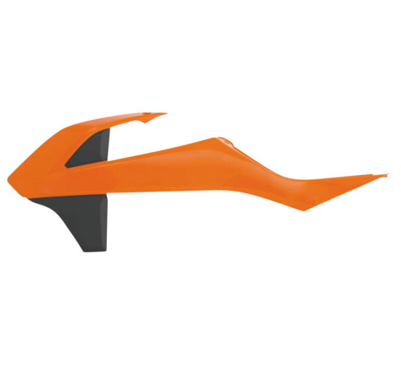 Acerbis Radiator Shroud for KTM SX85 and GasGas MC85 - 16 Orange/Black