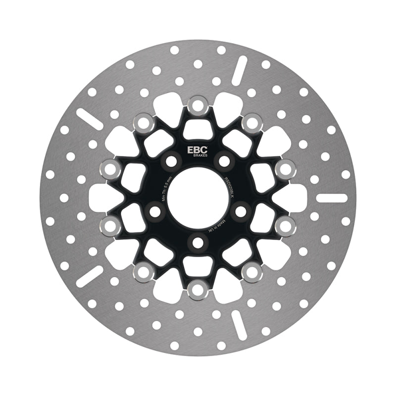 EBC Powersports RSD020BLK Stainless Steel Rear Brake Rotor for Harley-Davidson Sportster XLH 883