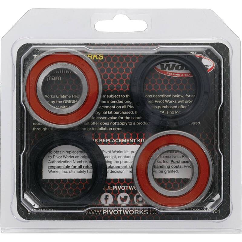 Pivot Works Premium Wheel Bearing Kit for Honda CBR and TRX Models – Part #25-1510-P