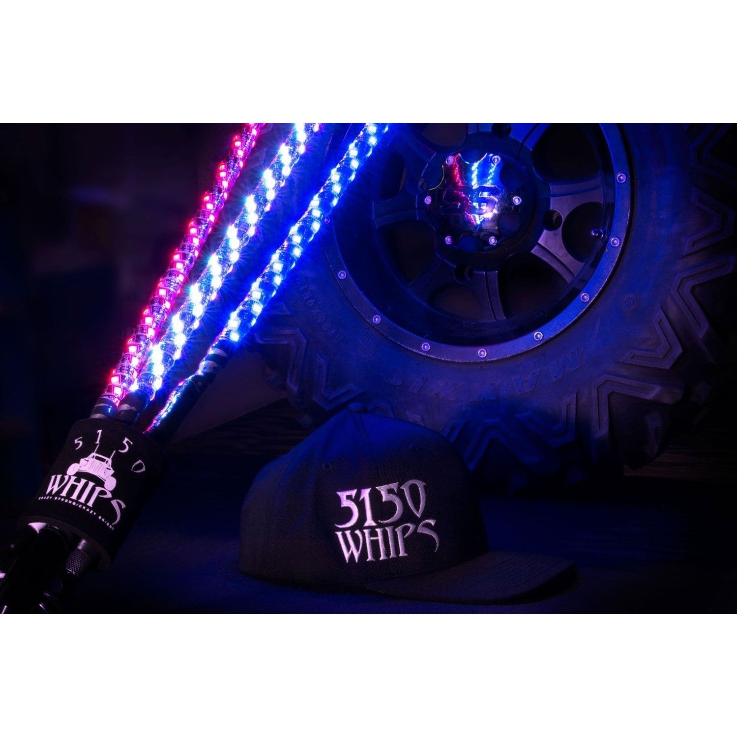 5150 Whips 187 LED Bluetooth Whips - (Pair)