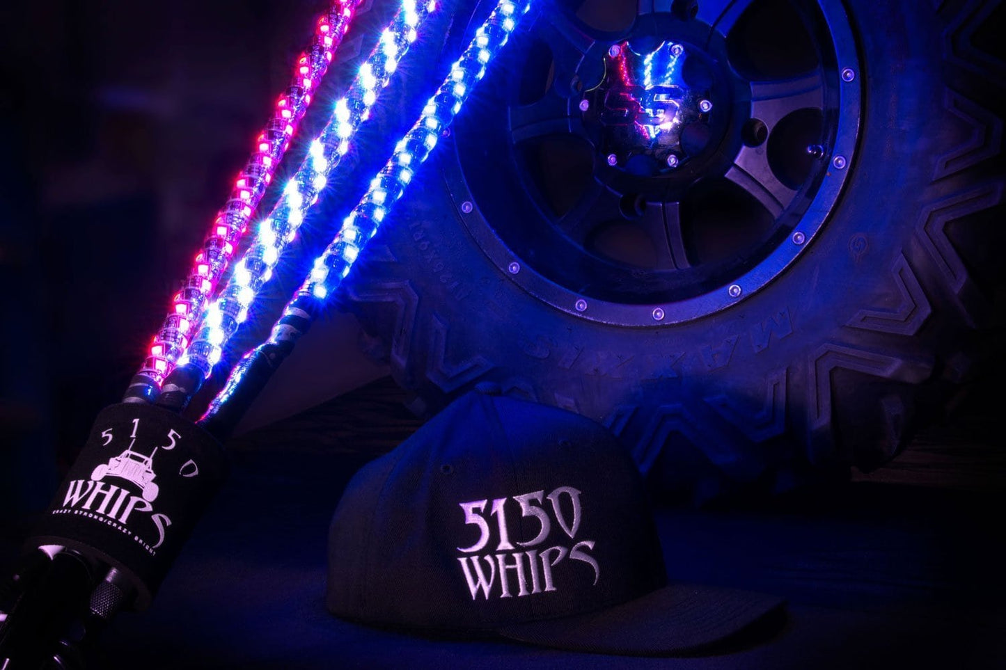 5150 Whips LED Bluetooth Whips (Single)