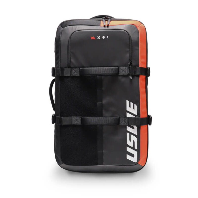 USWE Buddy Athlete Gear Trolley Bag 100L – Durable Lightweight Travel Companion in Black/Red