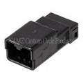 NAMZ AMP 040 Series 4-Position Male Wire Cap Housing Connector for Harley-Davidson 72904-01BK
