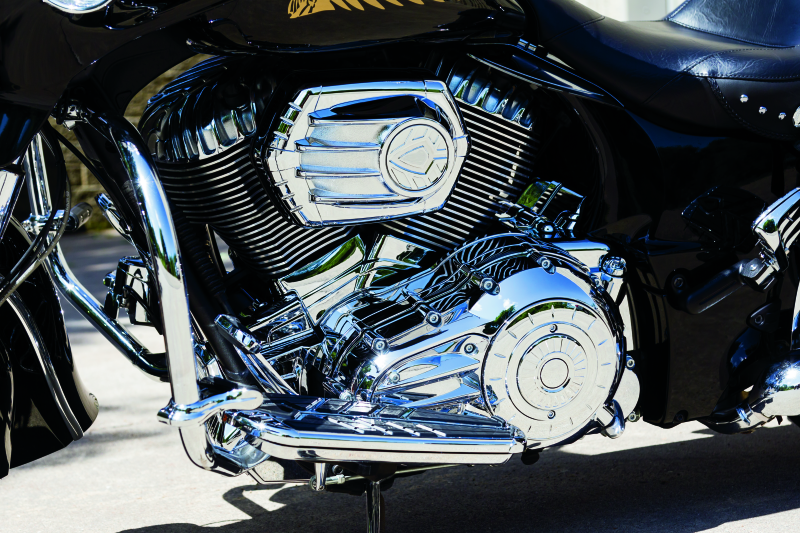 Kuryakyn Cylinder Base Cover for Indian Models Chrome Part #5737