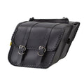 Willie & Max Universal Braided Compact Slant Saddlebags - Black (Part #58707-20)