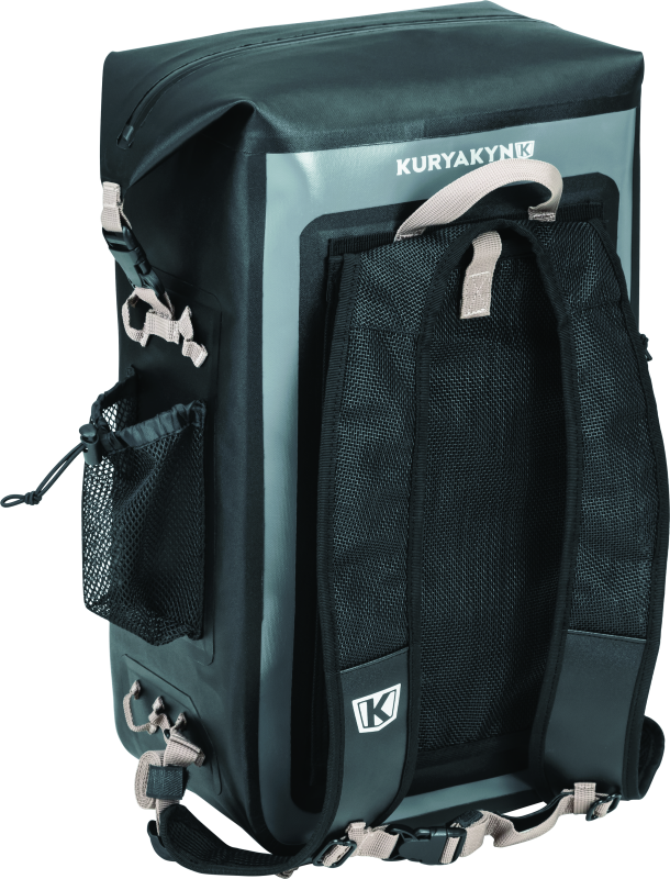 Kuryakyn Torke 25L Dry Backpack – Fully Waterproof Powersports Gear Bag with Removable Support and External Storage