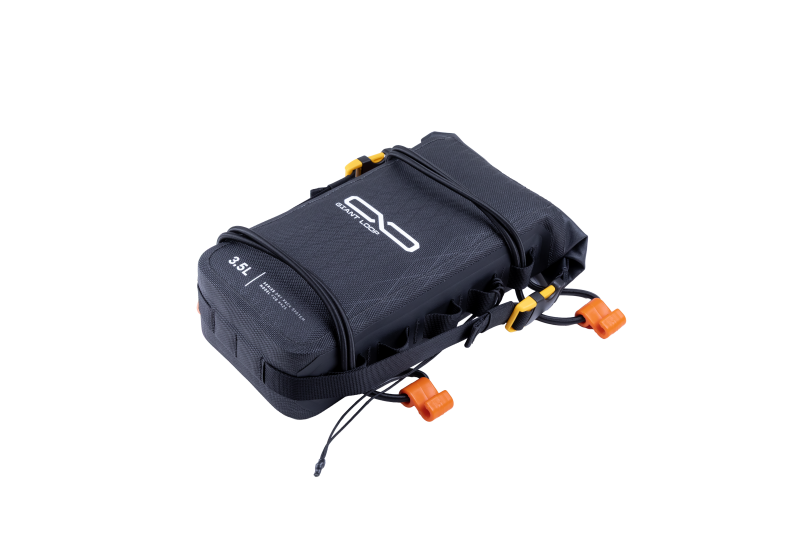 Giant Loop Fender Bag / Number Plate Bag 3.5L - Black for Powersports Vehicles