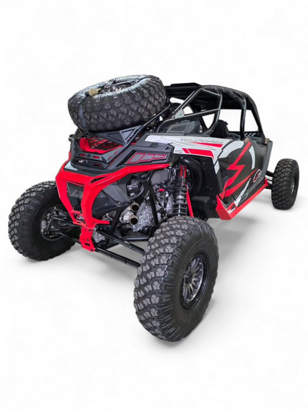 Elektric Off Road Polaris RZR Pro XP S Tire Rack (2020+) – Durable Offroad Storage Solution