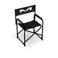 Matrix Concepts Pit Chair - Black and White, Model MC-222, Lightweight Foldable Powersports Seat