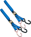 BikeMaster 1x72-inch Tiedown Straps in Blue – Heavy-Duty Nylon Webbing for Secure Cargo
