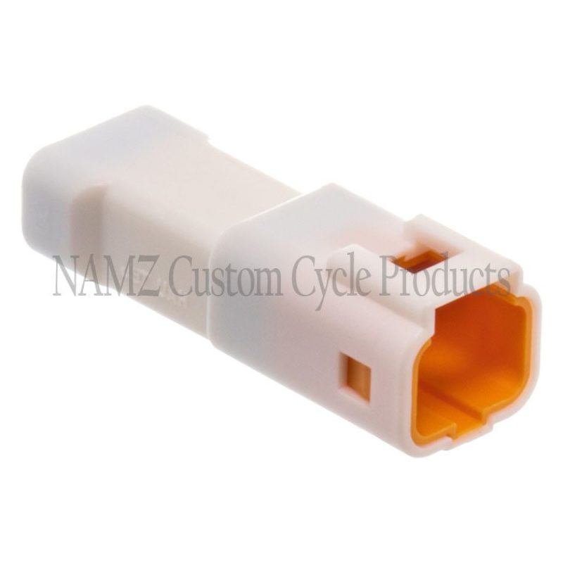 NAMZ JST 3-Position Male Connector Tab with Wire Seal - Powersports Mini Watertight Connector NJST-03P