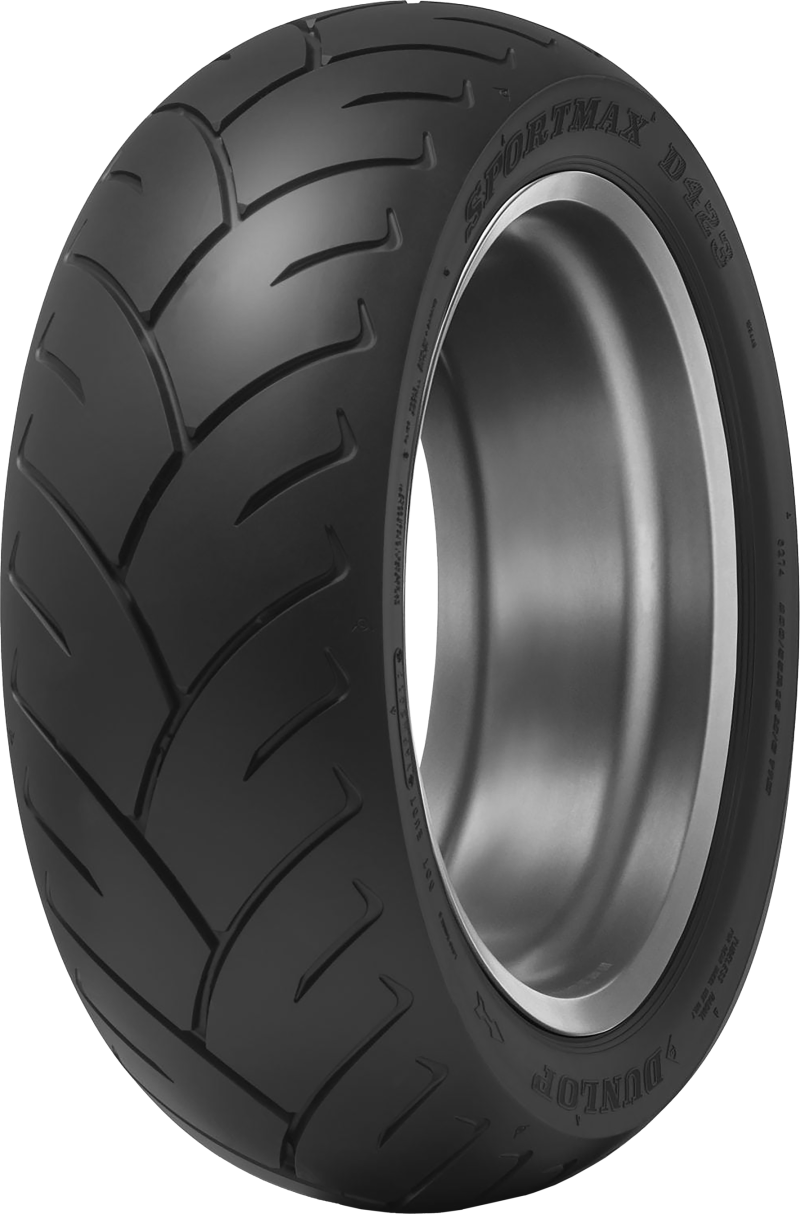 Dunlop D423 Rear Motorcycle Tire - 200/55R16 77H TL for Honda Gold Wing and Touring Bikes