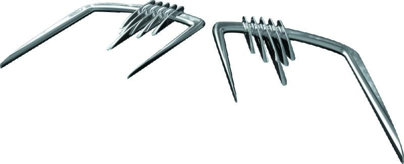 Kuryakyn Glove Box Accents for Road Glide - Chrome Trim for 2002-2013 Harley Davidson FLTR Models
