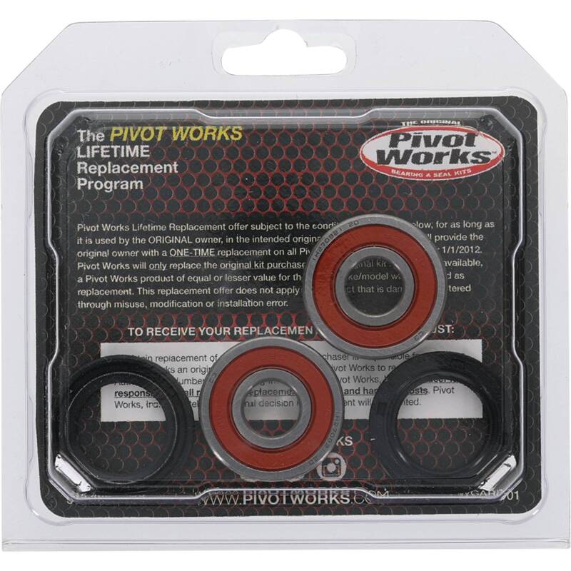Pivot Works Premium Wheel Bearing Kit for Honda CR80R, XR100R, XR80R 1985-1988