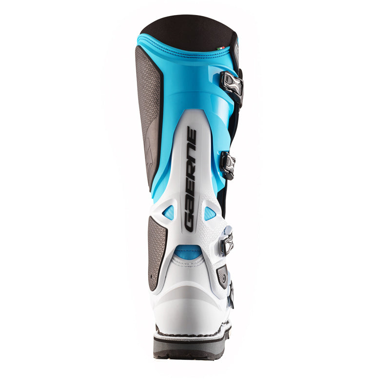 Gaerne SG22 Limited Edition Motorcycle Boot - White, Black & Light Blue, Size 12