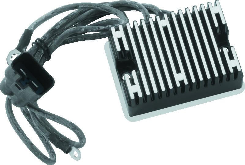 Twin Power 2000 FXD Voltage Regulator for Harley Davidson – Black Finish, 38 Amp Replacement