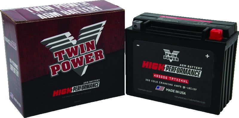 Twin Power YTX-24HL High Performance AGM Battery for Harley Davidson – Made in USA