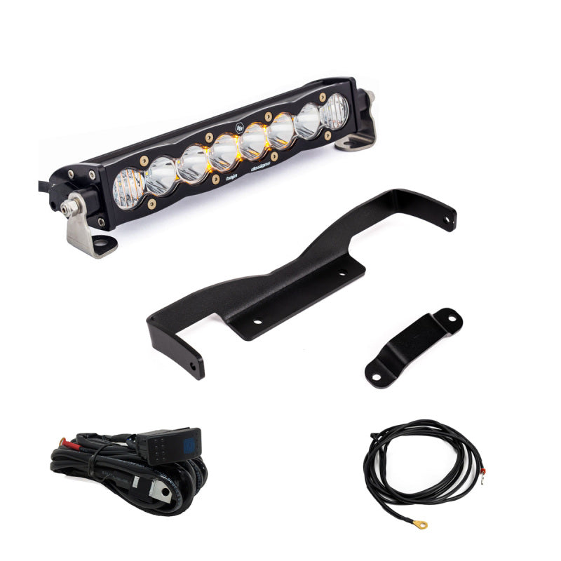 Baja Designs Can-Am Maverick R Clear 10-inch S8 Shock Tower Kit