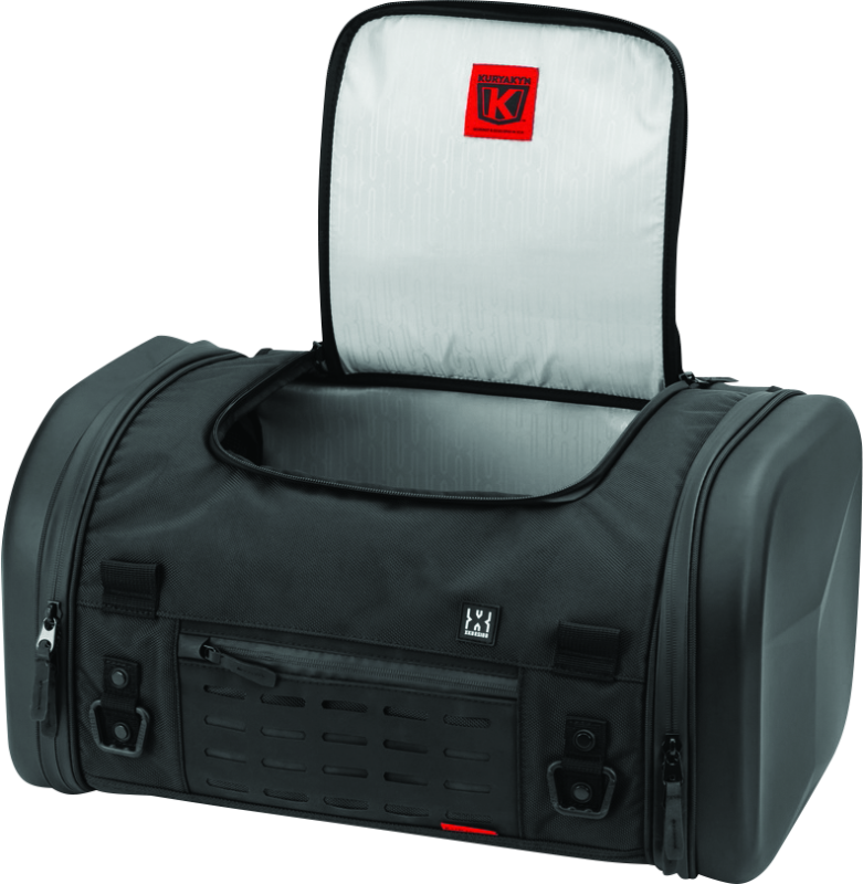 Kuryakyn Xkursion XS Steward Roll Bag Part #5221 – Compact Motorcycle Luggage with Secure Mounting and Ample Storage