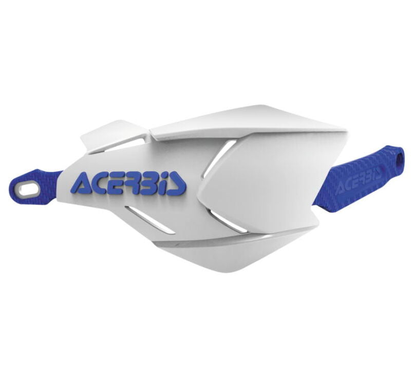 Acerbis X-Factor Handguard - White/Blue for Extreme Enduro and Maxi-Enduro Riders