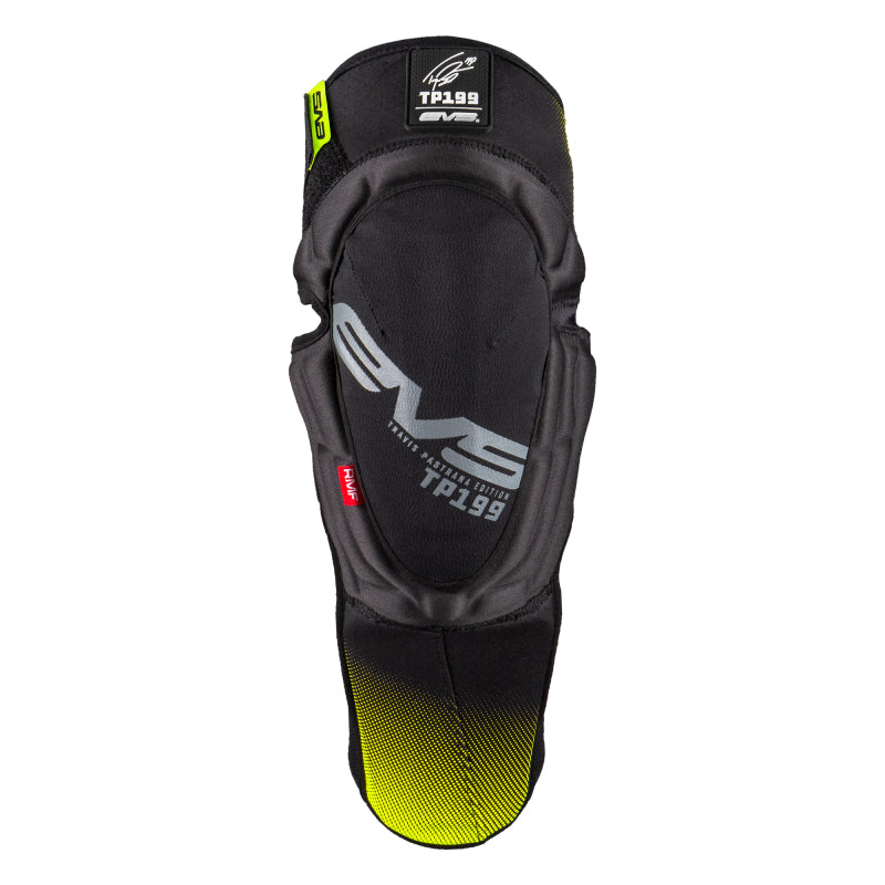 EVS TP199 Knee and Shin Guard Pair – Black/Hi Viz, 2XL for Powersports Protection