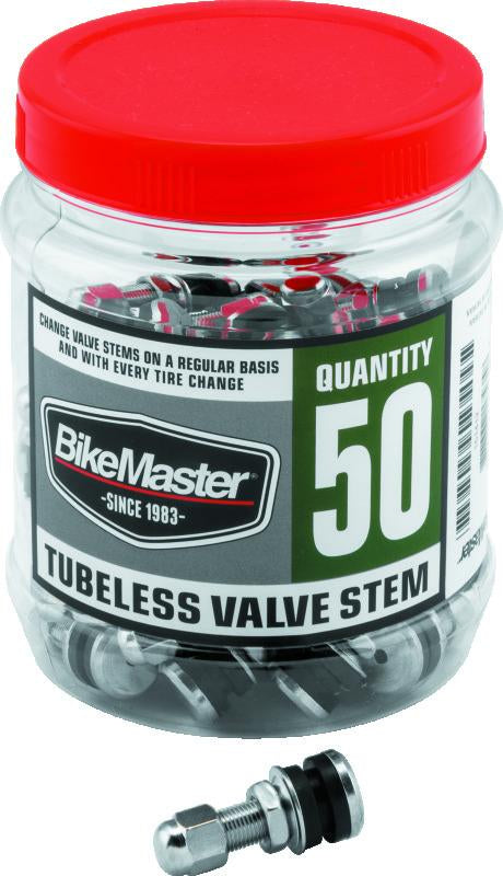 BikeMaster Valve Stem Chrome Tubeless Tub - Part Number 151412