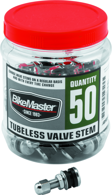 BikeMaster Valve Stem Chrome Tubeless Tub - Part Number 151412