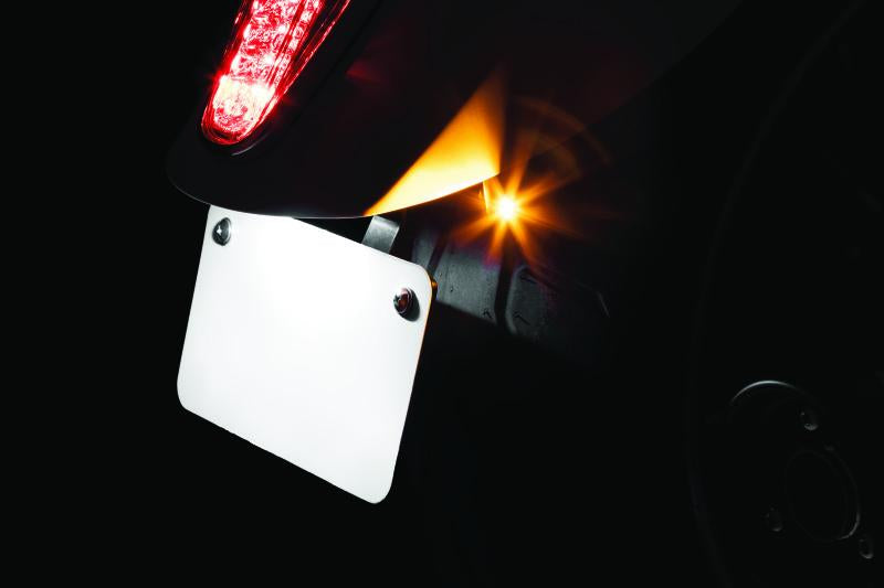 Kuryakyn Rear Turn Signal and License Plate Mount for Indian Scout (Part #3140)