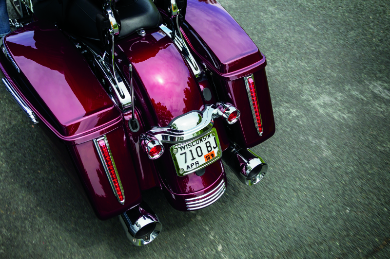 Kuryakyn Curved License Plate Mount for Harley-Davidson Street Glide and Road Glide (Part #3157)