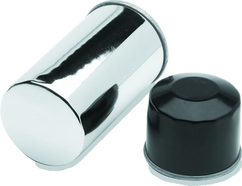 Twin Power Twin Cam and M8 Black Oil Filter - Replaces H-D 63731-99A with Backflow Valve