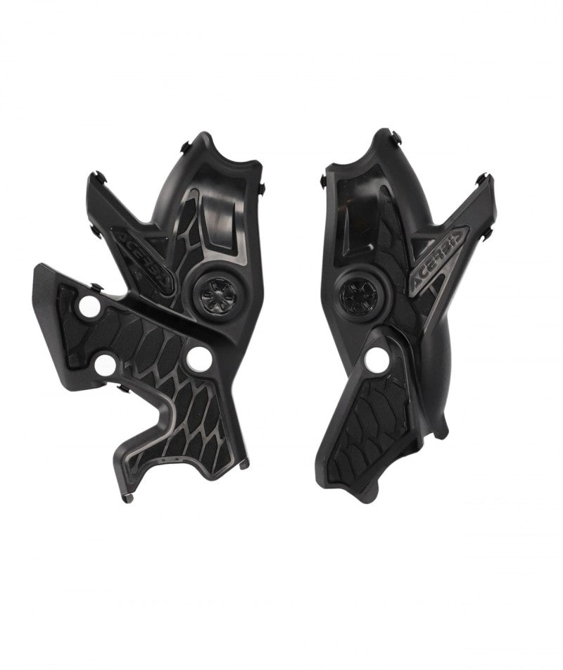 Acerbis X-Grip Frame Guards for Yamaha Tenere 700 (2019-2025) - Black