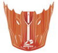 EVS T5 Pinner Helmet Visor - Orange/White for Powersports Helmets