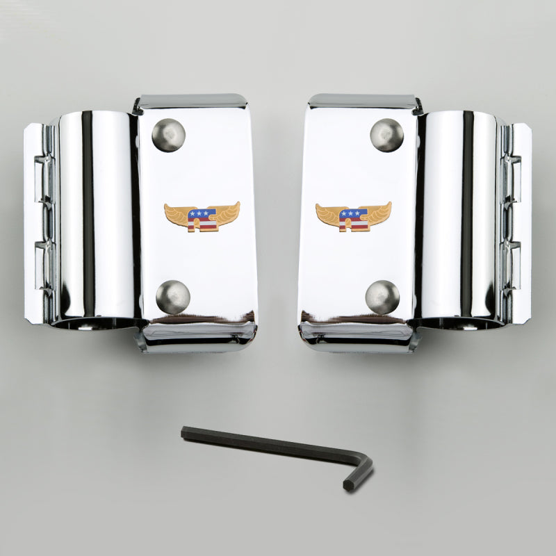 National Cycle 70-22 Harley-Davidson FX / XL Narrow Mount Windshield Brackets for 39 mm Forks