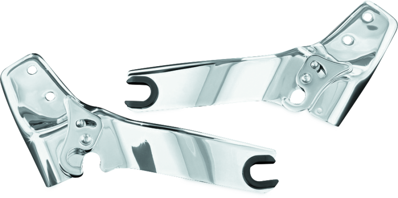 Kuryakyn Quick Release Sideplates for Transformer Backrest – Fits 2009-2010 Harley Davidson Touring Models