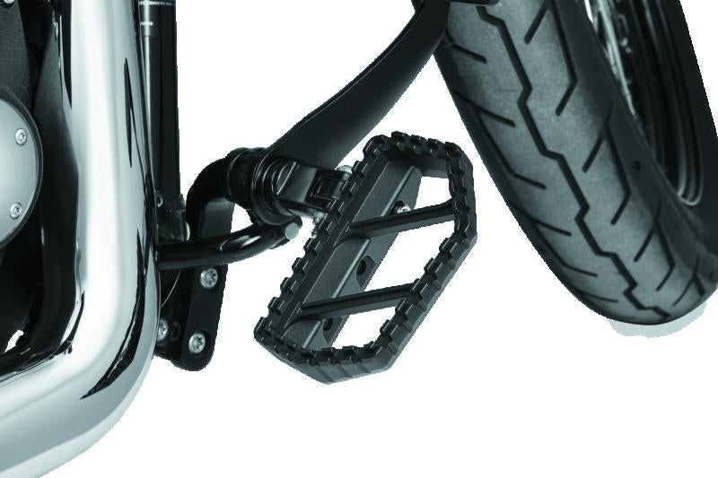 Kuryakyn Riot Mini Boards Without Adapter Satin Black – Aggressive Foot Pegs for Powersports Enthusiasts