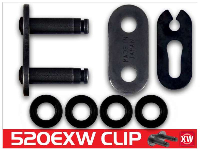 RK Chain 520EXW-CL Connecting Link for XW-Ring Chain - Natural Finish
