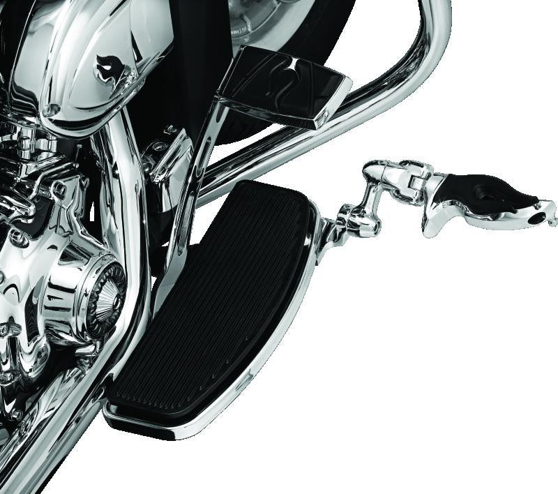 Kuryakyn Flamin Peg with Male Mount Adapter Chrome – Aggressive Flame Design for Powersports Bikes