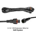 XKGLOW XK-SAR-WIRE-12 Powersports Search and Rescue Light Bar System Extension Wire - 12 Feet