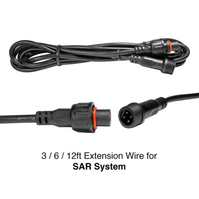 XKGLOW XK-SAR-WIRE-12 Powersports Search and Rescue Light Bar System Extension Wire - 12 Feet