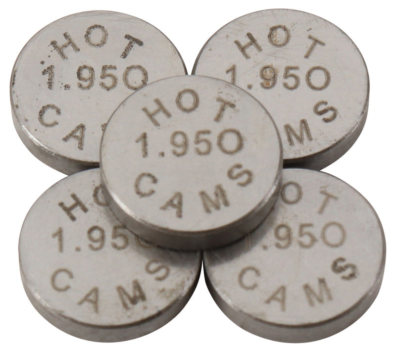 Hot Cams Shim Kits 1.950mm Thickness - 5 Pack for Japanese, KTM, and Vintage Models