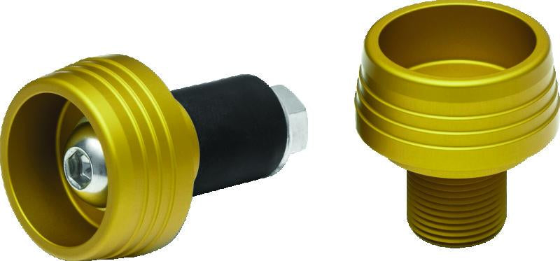 Kuryakyn Lodestar Front Axle Slider Gold for BMW R1200R, F800R, R1200RS, S1000XR