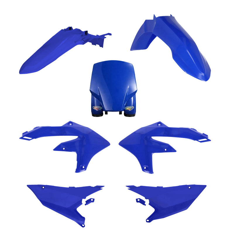 Cycra 2026 Yamaha YZ450F 5-Piece Body Kit in Blue - Front Fender, Rear Fender, Radiator Scoops, Side Panels & Stadium Number Plate
