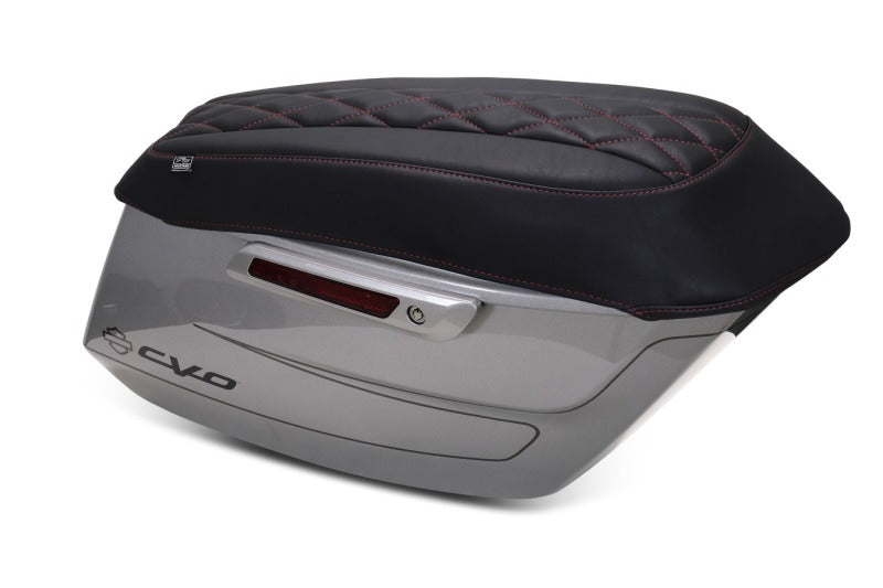 Mustang Motorcycle Deluxe Diamond Saddlebag Lid Covers for Harley CVO Road Glide 2023-2025