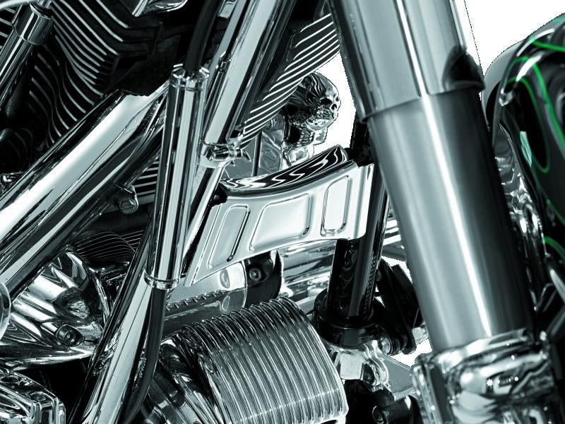 Kuryakyn Downtube Cross Brace Cover for Harley-Davidson Touring 1999-2013 Chrome Part 7774
