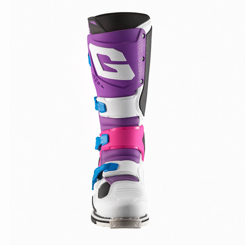 Gaerne SG22 Limited Edition PowerSports Boot - Size 12 Purple, White & Rhodamine